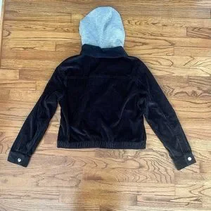 【SATIIIZ】Deuce fleece corduroy hooded jacket 2023_FA_Fall_GraphicDetail_App